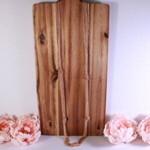 NWT Erica Lyons Gold Tone Multi-Chain Knotted Necklace